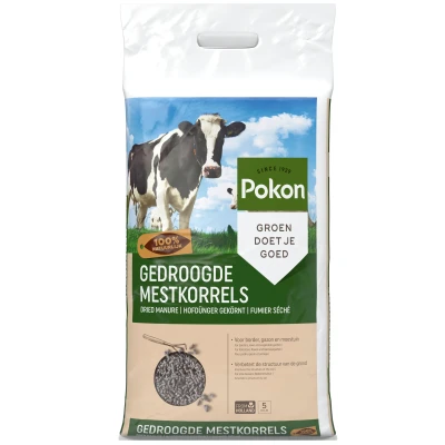 Afbeelding van Pokon gedroogde koemestkorrels 5 kg