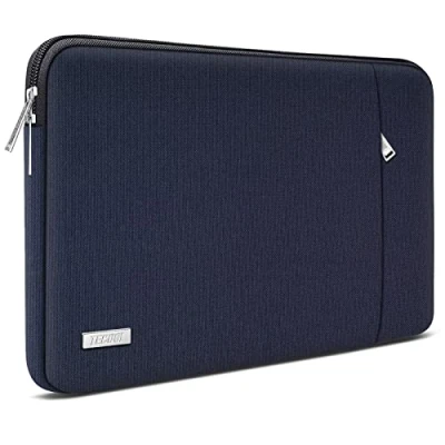 Afbeelding van TECOOL 12,3 13 inch laptophoes voor MacBook Air M2 M1 2022 2018, Pro 2016, Surface 8 7 6 5 4, HP Envy 13, XPS beschermtas, donkerblauw