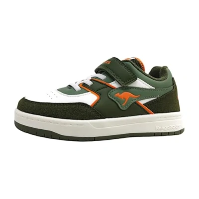 Afbeelding van KangaROOS K CP Bounder EV sneaker kinderschoenen unisex 10269 000 8090 donkergroen