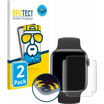 Afbeelding van BROTECT Volledig bedekkende screen protector, Smartwatch beschermfolie, Transparant