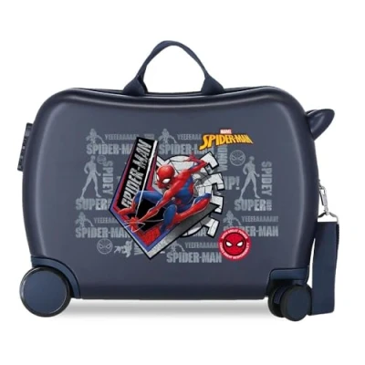 Afbeelding van Spiderman ABS Rolling Suitcase 4W. (2.multid) Great Power Navy