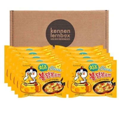 Afbeelding van Kennenlernbox SAMYANG 10 zakjes à 5 verpakkingen met elk buldak kaas