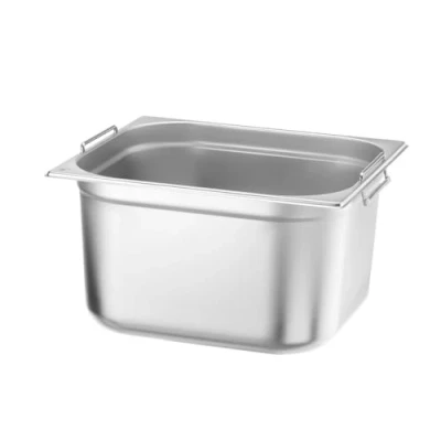 Afbeelding van Hendi Gastronormbak 2/3, RVS, 20 cm diepte, 32,5(b)x35,4(d)x20(h)cm, 817254