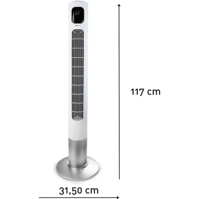 Afbeelding van Air&amp;me Fantasy White Ventilator 1,20m 20m² 57db 45w