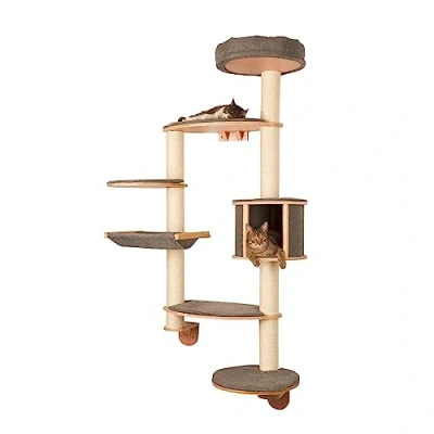 Afbeelding van Kerbl Wandkrabpaal Dolomit XL Tofana (185 cm, Grijs), Krabpaal