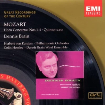 Afbeelding van Mozart: Horn Concertos, Quintet K 452 / Brain, Karajan