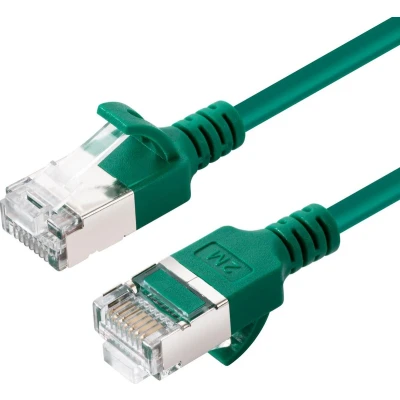 Afbeelding van Microconnect V FTP6A01G SLIM netwerkkabel Groen 1 m Cat6a U/FTP (STP)