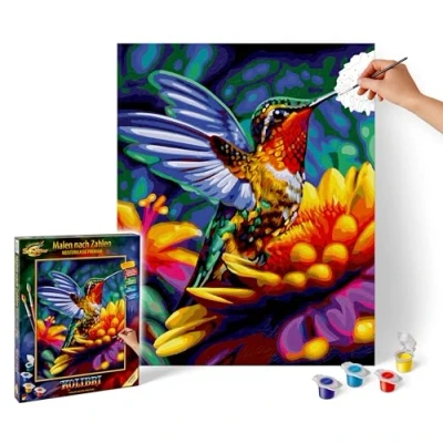 Afbeelding van Kolibrie Schipper 40 x 50 cm schilderen op nummer