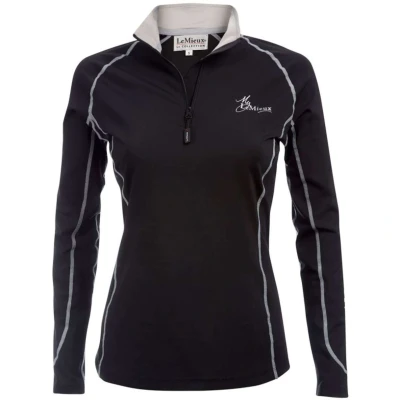Afbeelding van LeMieux Shirt Basis Zwart/Grijs L