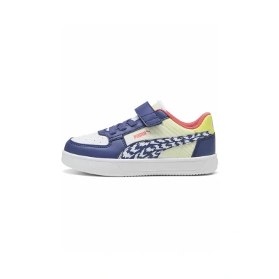 Afbeelding van PUMA Caven 2.0 Poised 2 Race sneakers, Blauw/Wit, Maat 30
