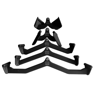Afbeelding van Toorx Professional Foam Grip Bar Set (5 stuks) Zwart Staal Neopreen