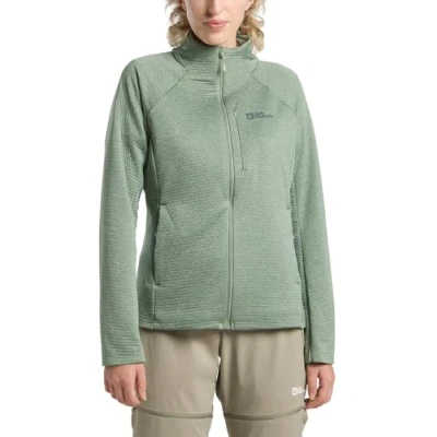 Afbeelding van Jack Wolfskin Taiga FZ W Fleecejas, Dames, Maat: XXL, Eucalyptus