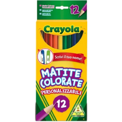 Afbeelding van Crayola 12 Kleurpotloden Aanpasbaar Heldere en intense kleuren