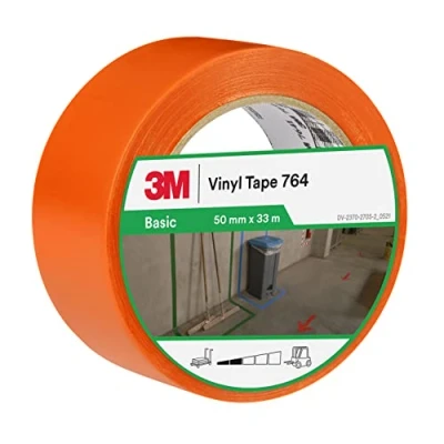 Afbeelding van 3M Vinyltape 764 algemeen gebruik, oranje, 50 mm x 33 m
