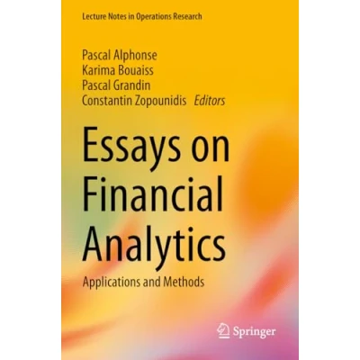 Afbeelding van Lecture Notes in Operations Research Essays on Financial Analytics