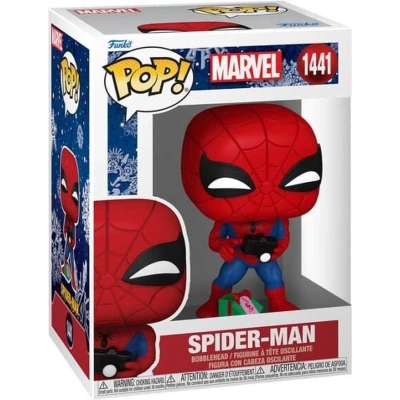 Afbeelding van Spider Man (Holiday) vinylfiguur 1441 Funko Pop! meerkleurig
