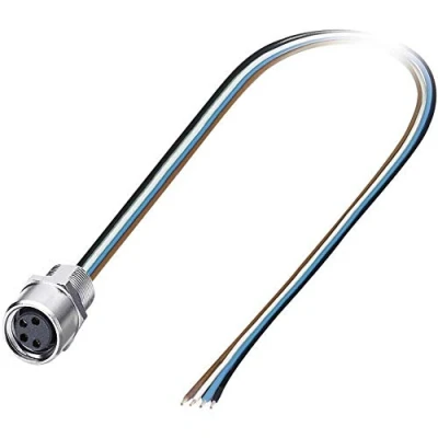 Afbeelding van Phoenix Contact 1693788 Sensor/actuator inbouwconnector M12 Aantal polen: 4 Bus, inbouw 0.50 m 1 stuk(s)