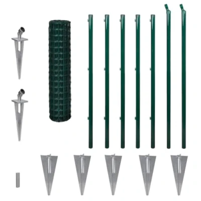 Afbeelding van Euro hek 10x1,2 m staal groen