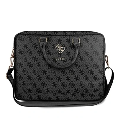 Afbeelding van Guess 15 Inch PU Leather Laptop en Tablettas Big 4G Logo Grijs