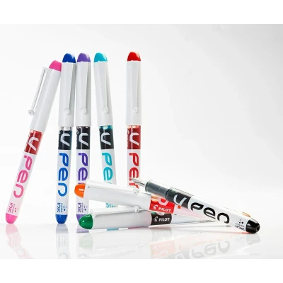 Afbeelding van Pilot V PEN Vulpen flow pack Zwart 6 stuks