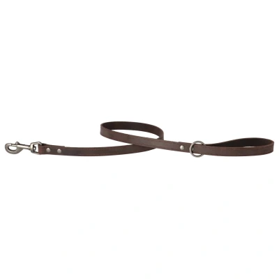 Afbeelding van Adori Looplijn Vintage Met Print Bruin Hondenriem 100x1.8 cm