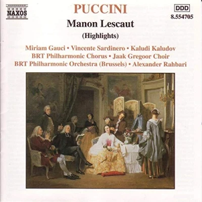 Afbeelding van Miriam Gauci, Vincente Sardinero, Kaludi Kaludov, BRT Philharmonic Orchestra Puccini: Manon Lescaut (Highlights) (CD)