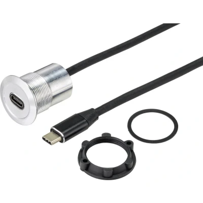 Afbeelding van TRU COMPONENTS TC 9534344 USB inbouwbussen Bus, inbouw C bus Paneeldikte: 1 10 mm Inhoud: stuk(s)