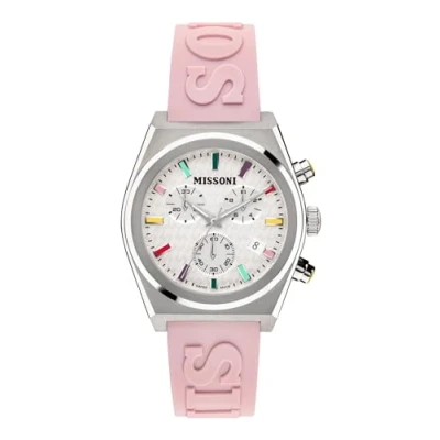Afbeelding van Missoni Active MWKC00122 Horloge Siliconen Roze Ø 40 mm