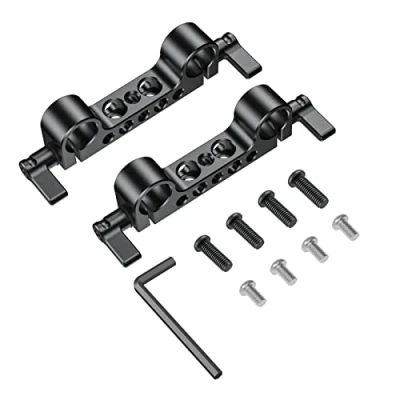 Afbeelding van SMALLRIG 15 mm Dual Rod Clamp (2 stuks) met 1/4 inch schroefdraad voor railsteunsysteem 2061