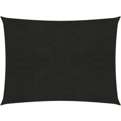 Afbeelding van Zonnezeil 160 g/m 2x3 m HDPE zwart