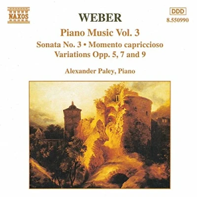 Afbeelding van Weber: Piano Works Vol 3 / Alexander Paley