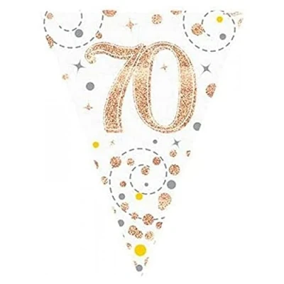 Afbeelding van Oaktree Vlaggenlijn 70 jaar Rose Gold (4 meter)