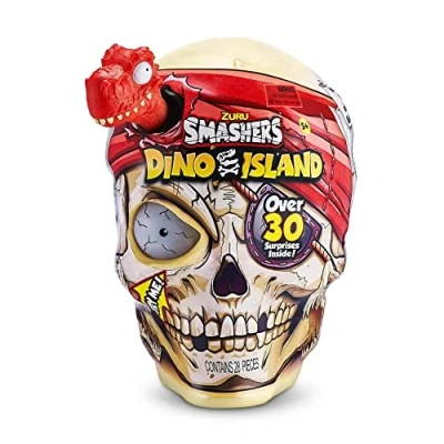 Afbeelding van ZURU SMASHERS Verrassingsei Dino Island 7488B, reuzenschedel, haai, (Megalodon verzamelspeelgoed, ontdekkingsset, vanaf 3 jaar, slijm dinosaurus