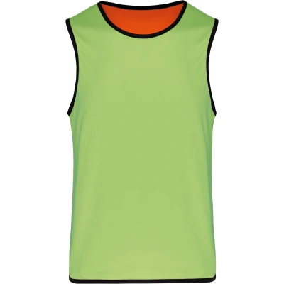 Afbeelding van PROACT Omkeerbaar rugbyhesje PA044 Lime / Spicy Orange