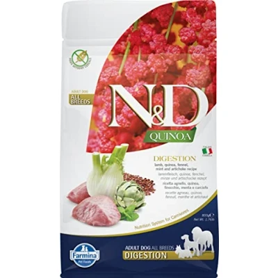 Afbeelding van Farmina N&amp;D Hond Quinoa Digestion Lam Adult Mini 800 gr