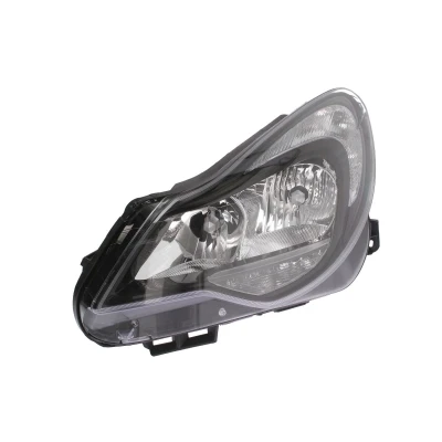 Afbeelding van ALKAR 2761421 Koplampen Links PY24W, W21/5W, H7/H1 met daglicht elektromotor Behuizing zwart binnengedeelte OPEL: Corsa D Hatchback