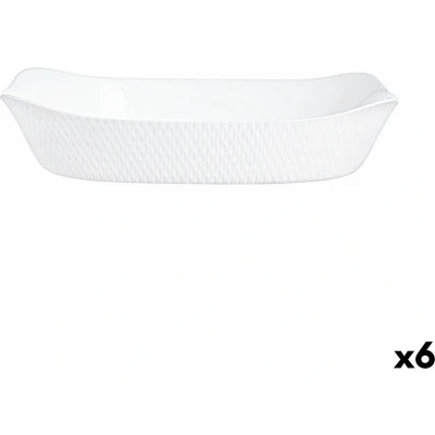 Afbeelding van Serveerschaal Luminarc Smart Cuisine Wit Glas 34 x 25 cm (6 Stuks)