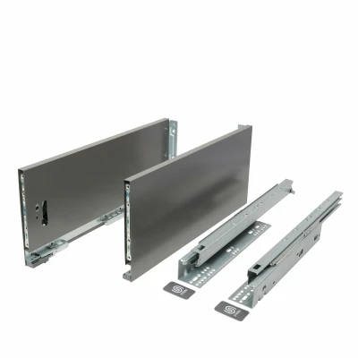 Afbeelding van Zelfbouwlade Strong Max Softclose, ladehoogte 185 mm Antraciet