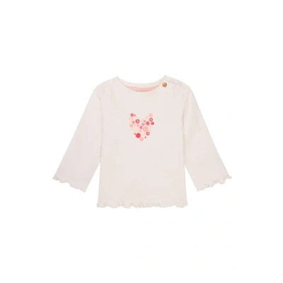 Image de Noppies Meisjes Longsleeve Marlow Whisper White 50 95% Organisch katoen / 5% Elastomeer