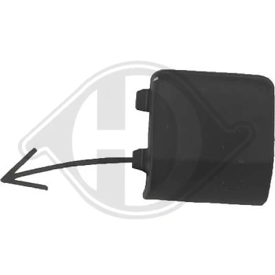 Afbeelding van DIEDERICHS 2207064 Klep, afsleephaak Voor VOLKSWAGEN: Polo V Hatchback