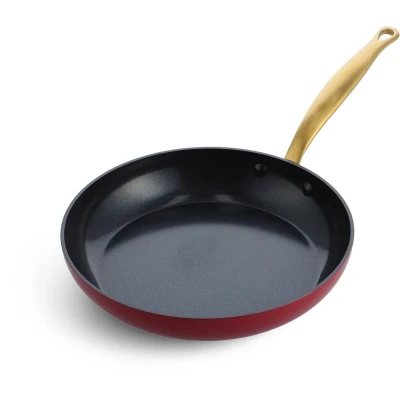 Afbeelding van Greenpan Barcelona Koekenpan Met Keramische Antikleeflaag Rood/goud 22.5cm