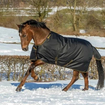 Afbeelding van Bucas Irish Turnout 250g Black/Gold