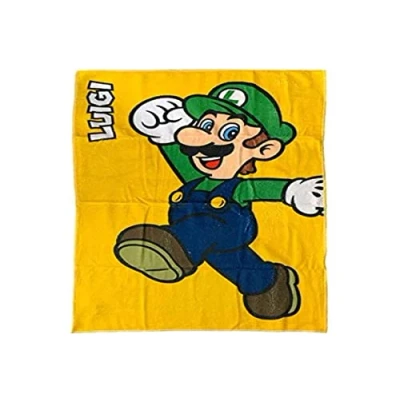 Afbeelding van Scificollector Super Mario handdoek Luigi (geen badhanddoek) meet 80 cm x 50