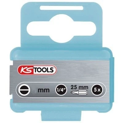 Afbeelding van KS TOOLS 910.2243 Schroefbit 6,3 (1/4&quot;)mm (inch) Chroom Nikkelstaal