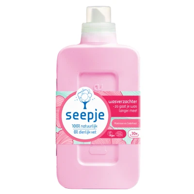 Afbeelding van 2e halve prijs: Seepje Wasverzachter Pioenroos en Cederhout 30 Wasbeurten 750 ml