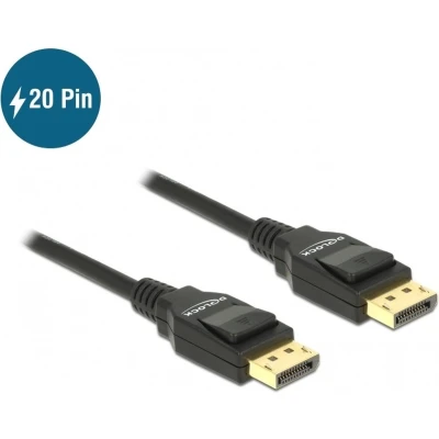 Afbeelding van Delock DisplayPort Beeldscherm Kabel zwart 5 meter