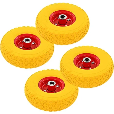 Afbeelding van Steekwagenwielen 4 st 3,00 (245x82) rubber