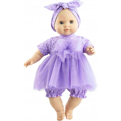 Afbeelding van Paola Reina Manus Noemi zachte babypop blank meisje met blauwe ogen 36cm