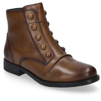 Afbeelding van Josef Seibel Simona Korte laarzen, Dames, Maat: 38, Cognac Leer