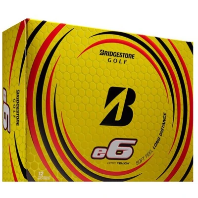 Afbeelding van Bridgestone Golf E6 Golfballen 12 Eenheden Geel